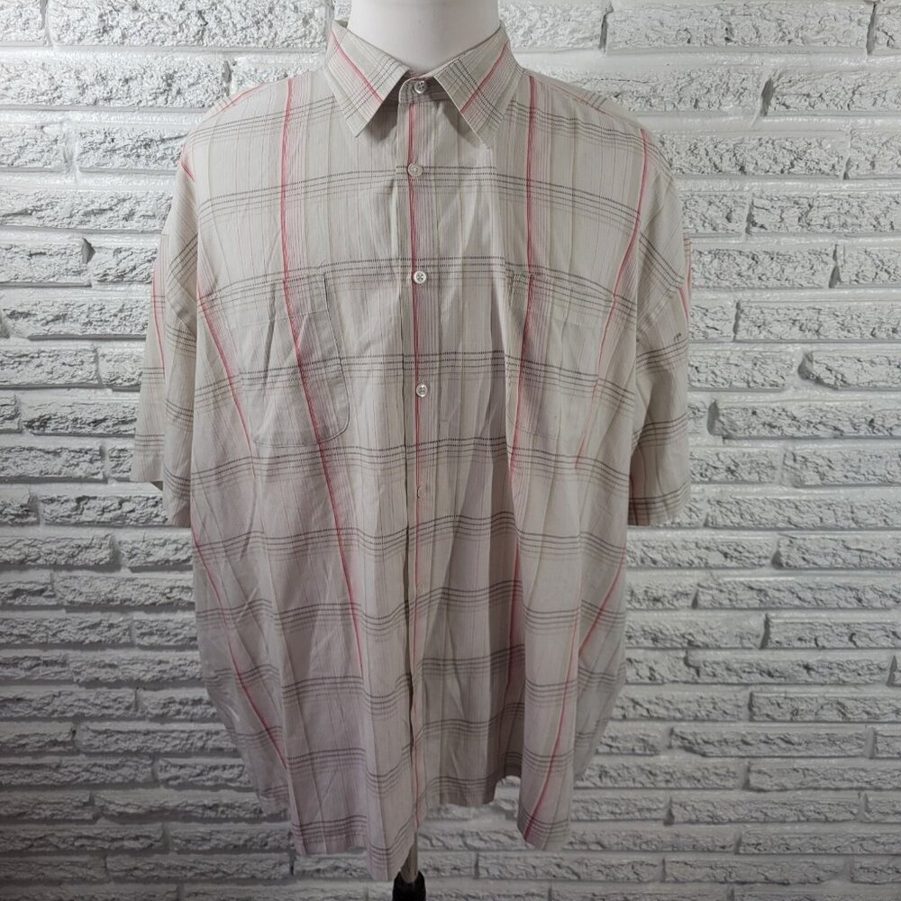 Falcon Bay Sportswear Men Shirt 3X Short Sleeve Pocket Single Needle‎ PLA99XE